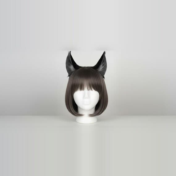 Clip On Wolf Ears Faux Fur Hair Clips for Cosplay, Realistic Wolf Ear Costume Accessory, Therian Kemonomimi, Anime Con, Halloween - Image 1